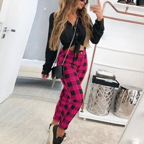 Rosy Cosy Women's Plaid Trousers
