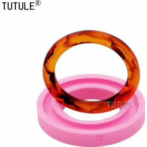 Large semicircle shape size Silicone bracelet molds-Resin jewelry mold-for jewelry craft making Hand in hand ring handle mold