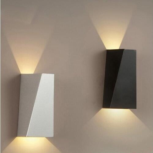 Modern LED wall lamp wholesale bedroom bedside lamp creative up and down luminous staircase aisle outdoor lighting fixture