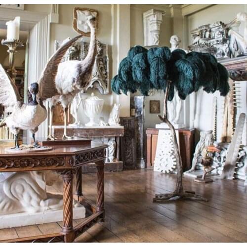 Atrovirens Dyed Ostrich feather 15-65cm 6-26inches natural ostrich feathers for wedding party carnival backpieces decorations