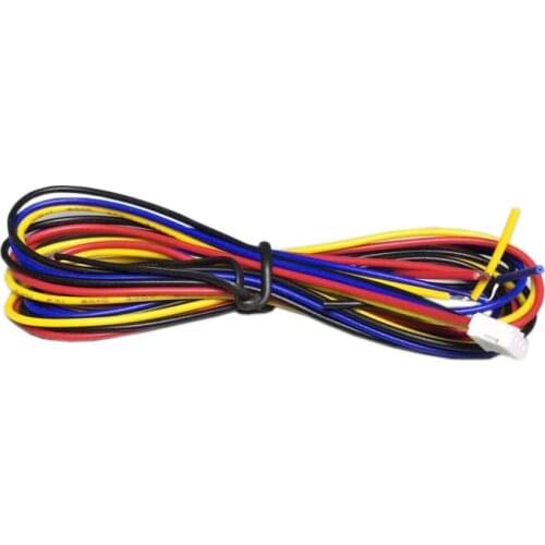 Terminal Probe radar radar host Plug four core wire black blue yellow red line power supply Car radar 6/8 probe 2.54MM