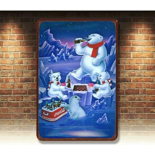 Animal Vintage Retro Metal Tin Signs Wall Plaques Bar Club Pub Plates Home Decor