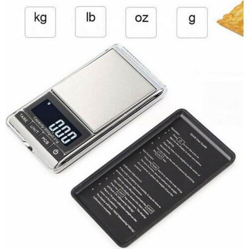 0.01g-200g Pocket Digital Scales Jewellery Gold Scales Electronic Milligram High Precision Tool With Leather Case