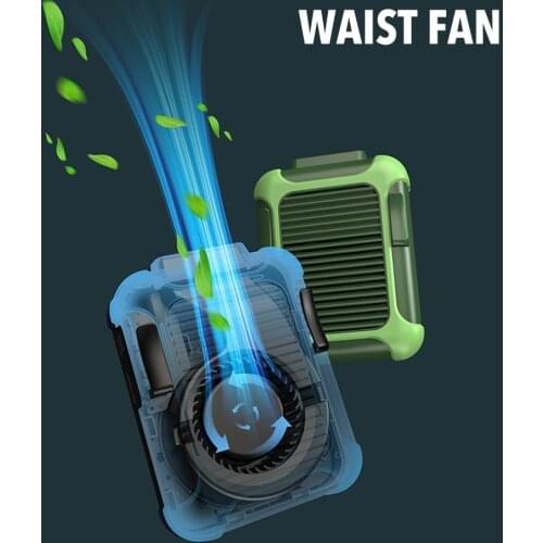 Necklace Fan Durable For Student Dormitory Summer Air Cooling Hanging Neck 1PC Travel Hands-free USB Charging Waist Fans