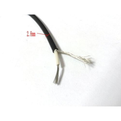 10M CABLE,1CORE,shield, 22AWG, PVC Cable 300V 80 degree centigrade