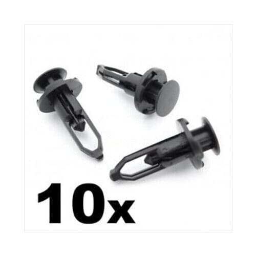 10x Plastic Bumper Clips Rivet for Toyota & Lexus- Bumper, Mudguard, Arch Liner