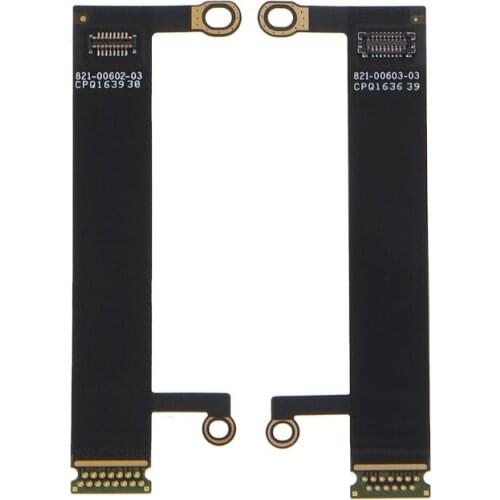 ： 2Pcs Backlight Flex Cable Connector Replacement LED Flex Cable for MacBook Pro 13in 15in A1989 A1990 A1706 A1707 A1708