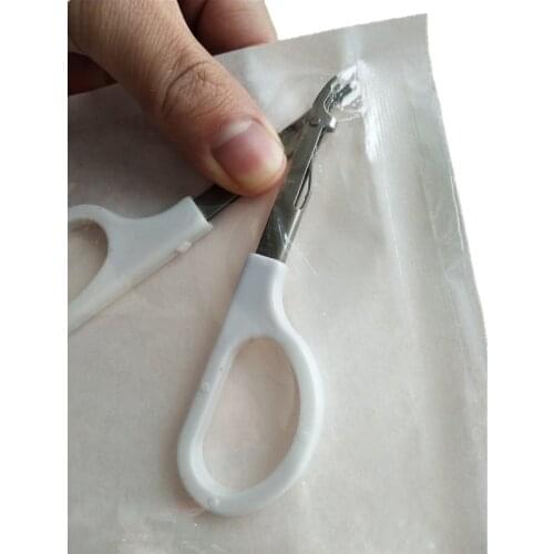 2 pcs White Disposable aseptic skin stapler nails nail clipper device for various of Surgery special