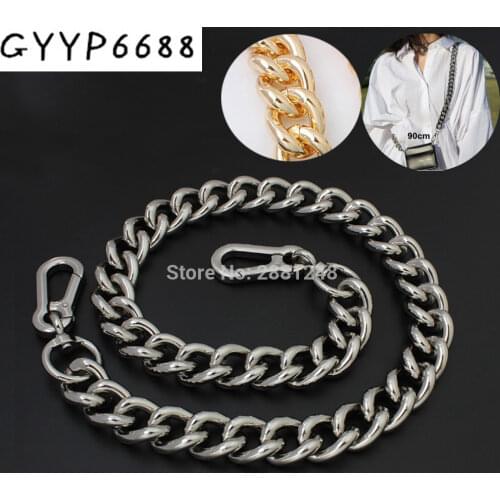 22mm new thick Aluminum chain Light weight Bold oversized design, coin purse, buy thick chain strap, underarm bag Accessories
