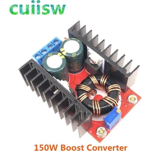 5pcs 150W Boost Converter DC-DC 10-32V to 12-35V Step Up Voltage Charger Module Freeshipping Dropshipping