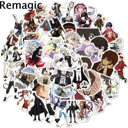 50pcs Stray Dogs Cartoon scrapbooking Stickers packs Waterproof Skateboard Suitcase Guitar Graffiti decals pasters Kid Toy