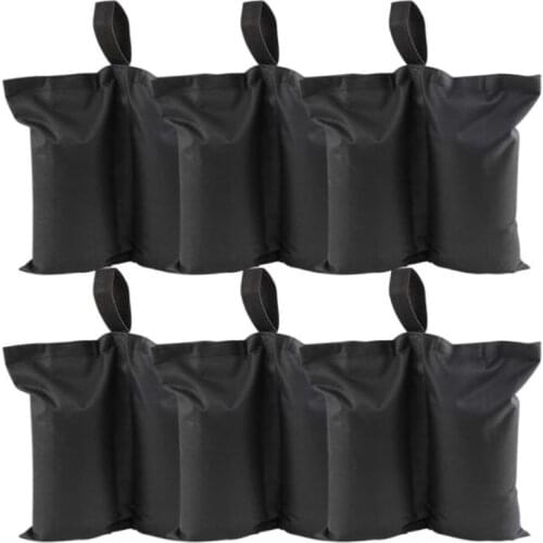 6 Pcs Canopy Tent Weights Bags Leg Weights Sand Bags for Canopy Tent Patio Umbrella Outdoor Sun Shelter Backdrops