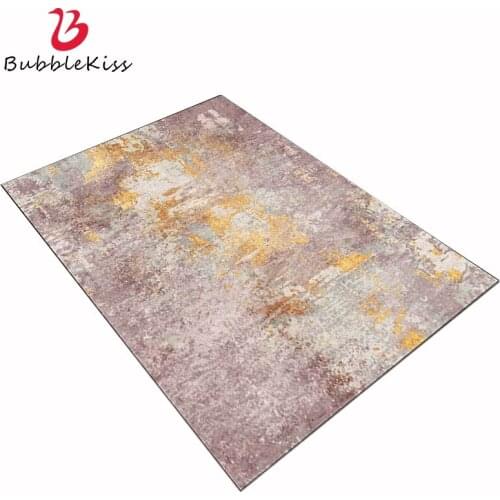 Bubble Kiss 100% Polyester Carpet Bedroom Distressed Heavy Metal Industrial Style Area Rug For Living Room Kids Bedroom Rugs