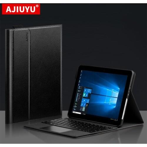 AJIUYU Case Cowhide For Microsft Surface Go 10" Cover Can Hold Keyboard Genuine Leather for Surface Go 2 Go2 10.5" Tablet cases