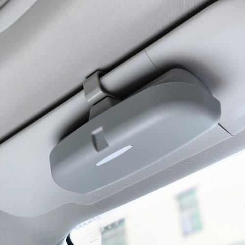Car Accessories Sun visor Glasses Case For FIAT 500 Tipo Punto Freemont Cross Coroma Panda Idea Palio Fastback Fullback Strada