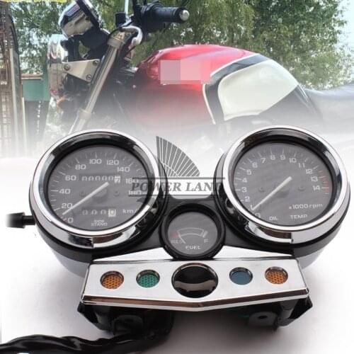 White Motorcycle Electronic Induction Type Tachometer Speedometer Odometer Gauge Kit For HONDA CB400 CB 400 Super Four 1995-1998
