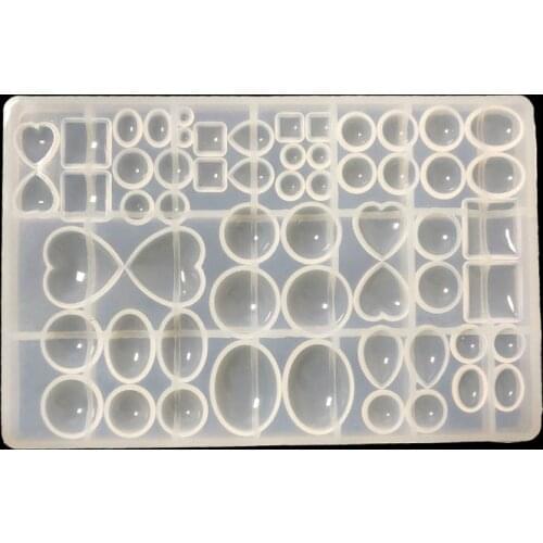 Large DIY Crystal Epoxy Patch Mold Ice Tray Time Gem Patch Pendant Silicone Mold