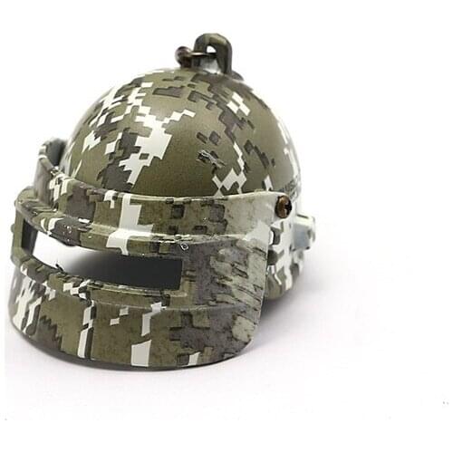 New Game Pubg Keychain PUBG Metal Level 3 Helmet Key Chain Ring Holder Chaveiro For Men Car Women Bag Jewelry Souvenir