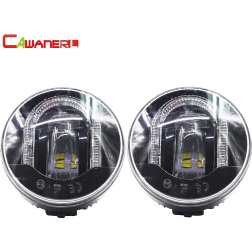 Cawanerl For Nissan Rogue Presage Vampira Quest Lafesta Car LED Fog Light DRL Daytime Running Lamp 1 Pair