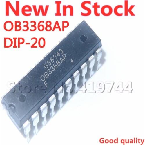 2PCS/LOT OB3368AP OB3368 DIP-20 LCD power chip In Stock NEW original IC
