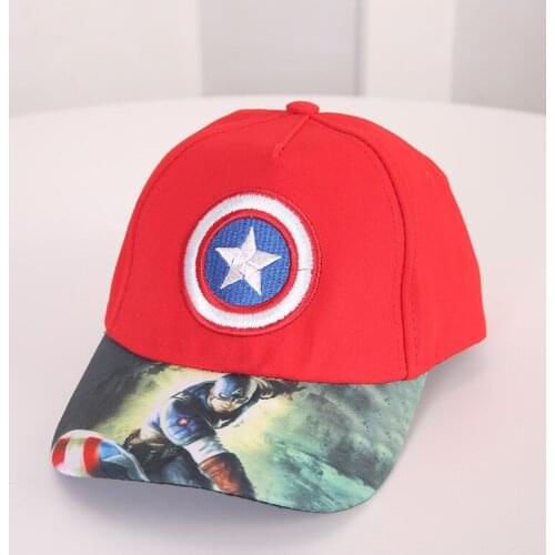 Disney baby boy sun hat child hip hop baseball cartoon hat iron man boy hat