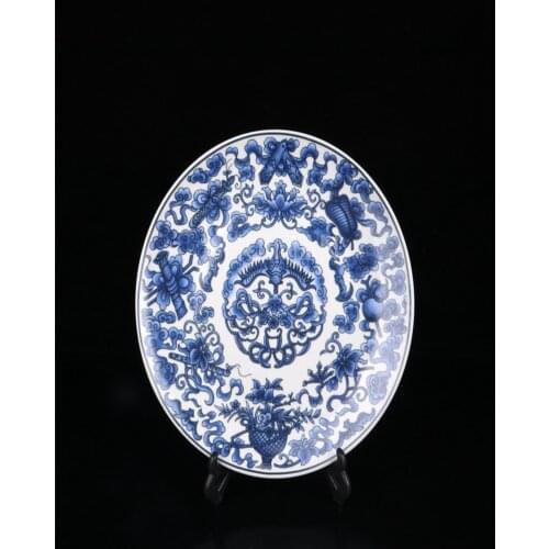 China Porcelain Hand Painting Dish Elaborate Crafts Home Decoration#5