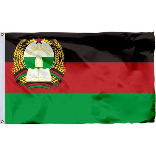 Afghanistan (1980-1987) Flag 150X90cm (3x5FT) 120g 100D Polyester Double Stitched High Quality Free Shipping