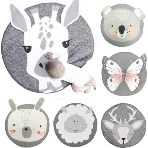 New INS Baby Climbing Carpet Baby Infant Play Mats Newborn Infant Animal Play Mats Soft Baby Bedding Sleeping Mat Game Pad