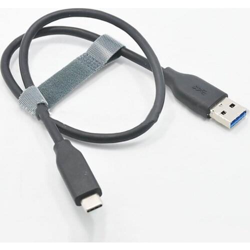 45cm USB Type-c GEN2/10G Data Line Fast Charging Cable for X-star T5 SSD Mobile Hard Disk Box Spare Parts