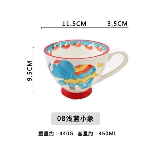 British Style Flower Bone China Coffee Cup and Saucer Set High-end Afternoon Tea Pastoral Style Flower Tea Cup