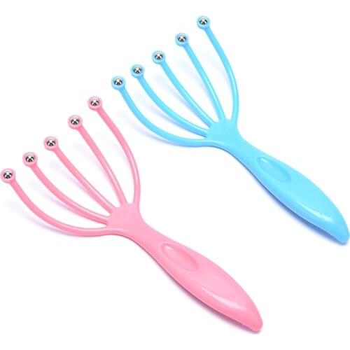 Hot Seller Scalp Massager Steel Ball Head Massage Relaxation Five-Jaw Ball Massager For Head