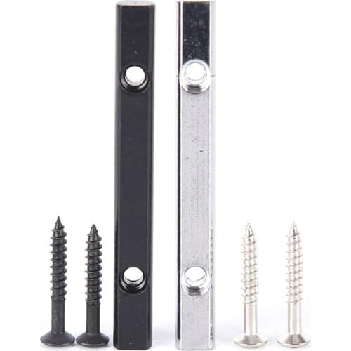 Metal Electric Guitar String Retainer Bar With 2 Mounting Screw Guitar Parts & Accessories