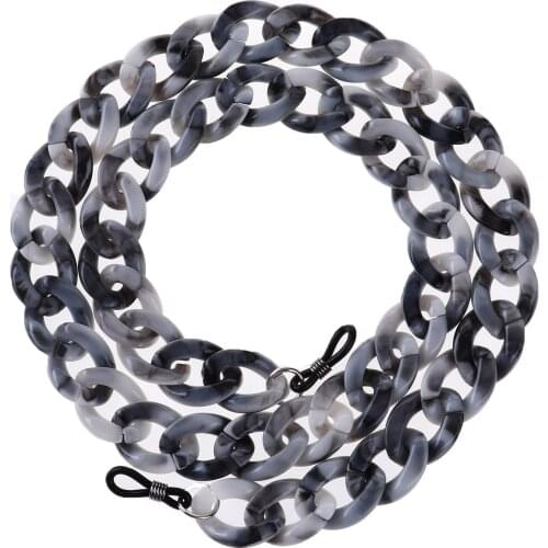 Anti Slip Glasses Lanyard Fashion Acrylic Eyeglass Holder Strap Adjustable Eyewear Fastener Chain Portable Sunglasses Accessory