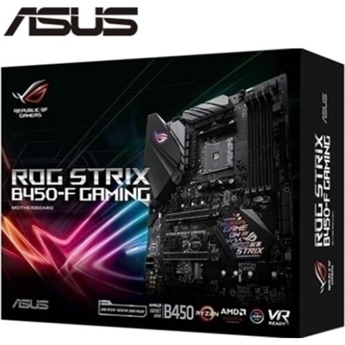 NEW For ASUS ROG STRIX B450-F GAMING Motherboard Socket LGA AM4 DDR4 M.2 nvme ssd For AMD B450 Original Desktop Mainboard