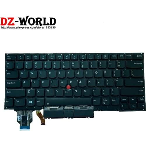 New Original US English Backlit Keyboard For Lenovo Thinkpad X1 Carbon 8th Gen Laptop Backlight Teclado SN20W73833
