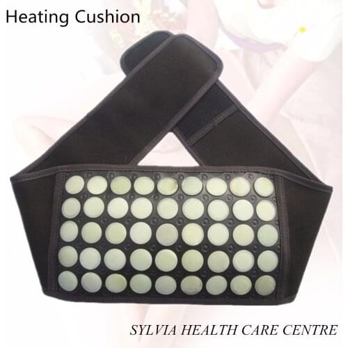 2018 New Factory wholesale directly massage belt support therapy reduce inflammation jade far infrared heating belt