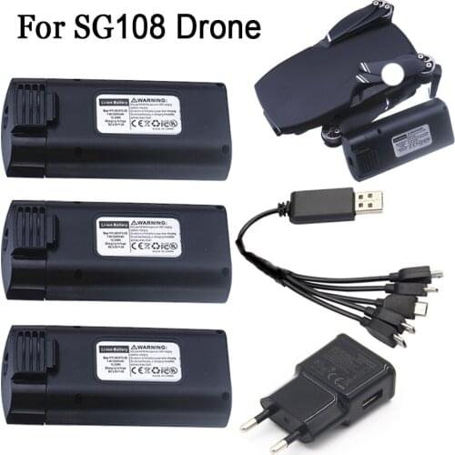 Original 7.4V 2200mAh Lipo Battery For SG108 SG-108 Drone RC Quadcopter Spare Parts For SG108 SG-108 7.4v Drone Battery 1-5PCS