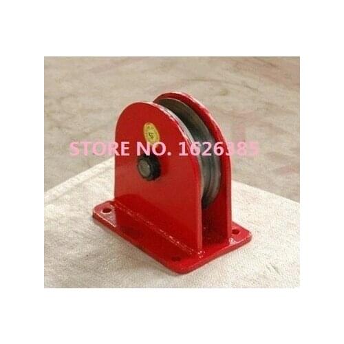 0.5T--3T Land lifting wheel fixed pulley block roller steel wire rope lifting chain hoist chain block crane lifting sling mater