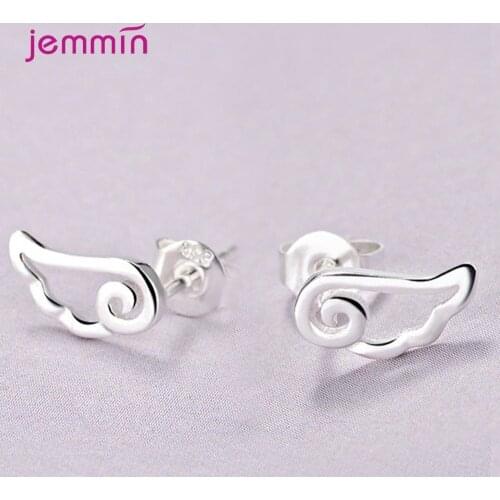 Pure 925 Sterling Silver Jewelry Cute Animal Stud Earrings for Women Kids Rabbit Monkey Cross Star Earings Jewelry Accessorie