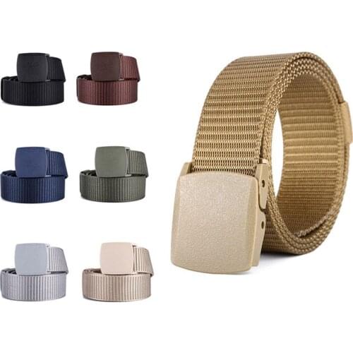 New Quick Release Tactical Belts Nylon Military Waist Belt Soft With Metal Buckle Adjustable Heavy Duty Training Waist Belt