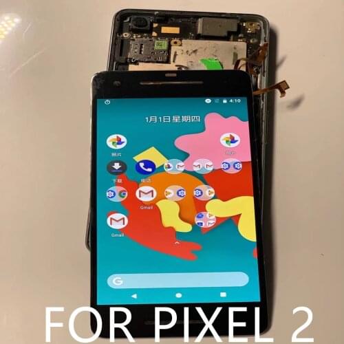 Tested Amoled For 5.0" HTC Google Pixel 2 LCD Display Touch Screen Digitizer Assembly Pixel2 Screen Replacement