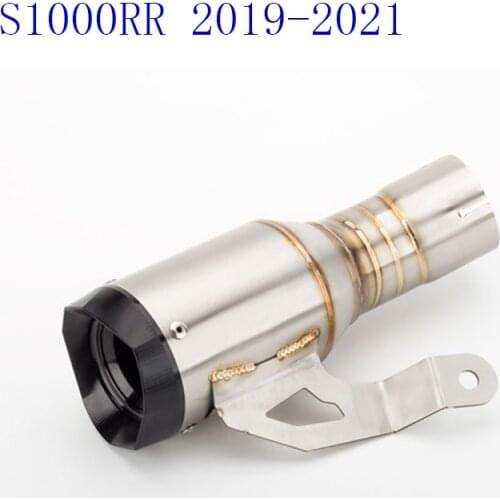 Motorcycle Exhaust Full System Modify Exhaust And Middle Link Pipe Escape Moto Slip On For S1000RR 2019 2020 2021 Years