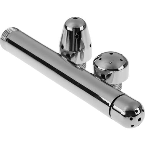 1Set 4 In 1 Head Anal Shower Enema Water Nozzle Douche Vaginal Clean Kit Cleaner 3 Styles( 1 Enema Shower With 3 Nozzles)