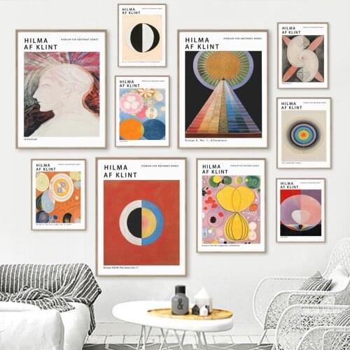 Abstract Geometric Symbol Group Nordic Posters And Prints Canvas Painting Wall Art Pictures For Living Room Decoration