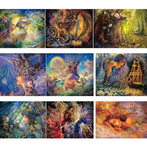 5D DIY Beautiful Girl Butterfly Diamond Painting Embroidery Diamond Cross Stitch Mosaic Rhinestone Home Decor