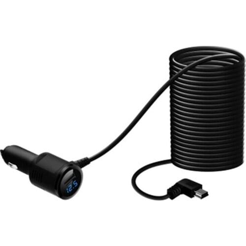 Mini USB Car Power Charger Adapter Cable Cord For GPS Car Camera 3.5m,Vehicle Power Cable Digital Display