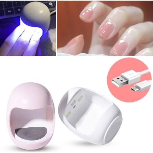 Fast Nail Dryer 3w Mini Usb Connector Led Uv Light Nail Polish Cure Light Gel Curing Lamp Fast Drying Curing Light Nail Tool