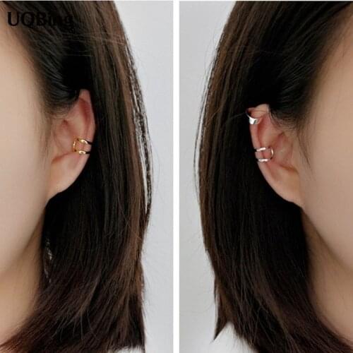 1 Piece Simple 925 Sterling Silver U Shape Clip Earrings For Female Jewelry