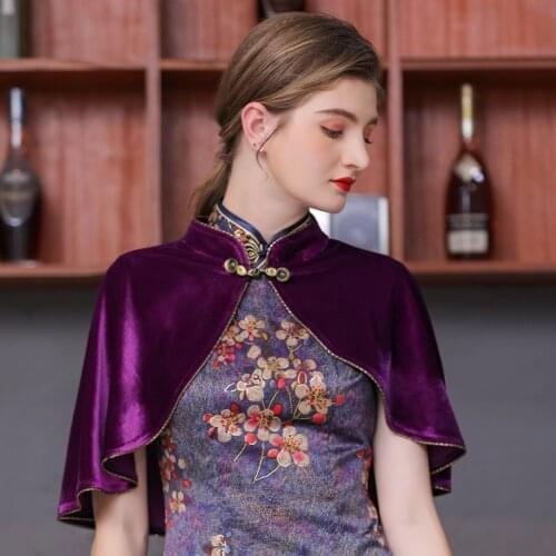 Black Purple Burgundy Cape Shawl Shrugs For Women Bolero Wedding Jacket Wraps Velvet Etole Bridal Bolero Dress Cape Mariage