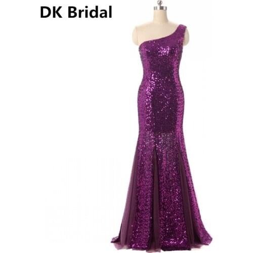 DK Bridal Womens One Shoulder Evening Dresses